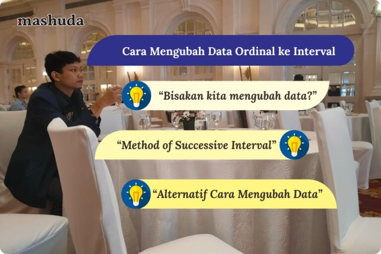 Cara Mengubah Data Ordinal ke Interval