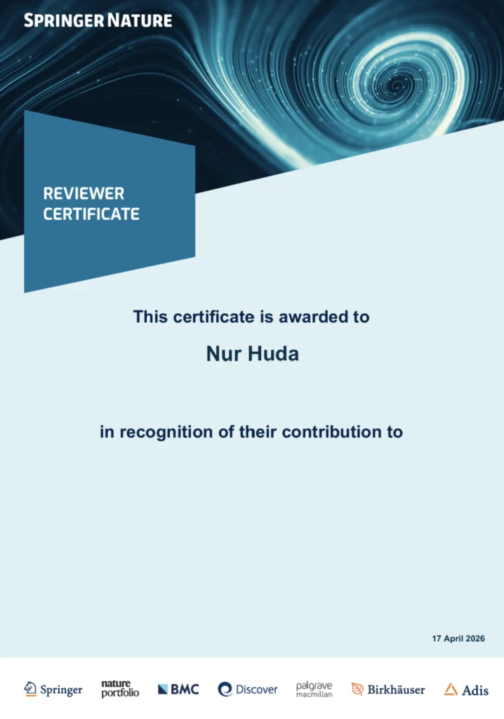 Sertifikat Reviewer Jurnal